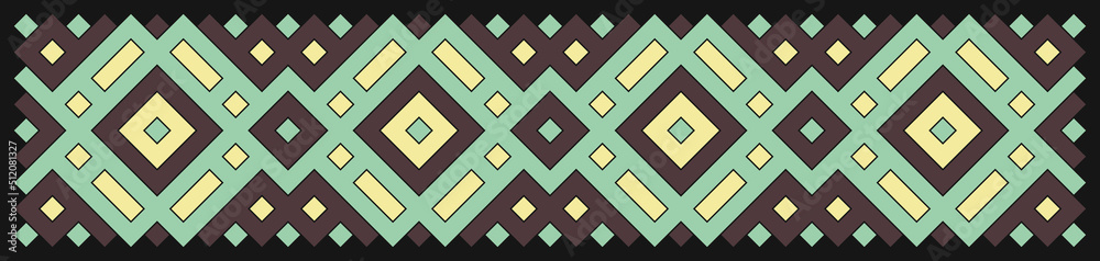Multicolor truchet tiling connections illustration Multicolor truchet tiling connections illustration