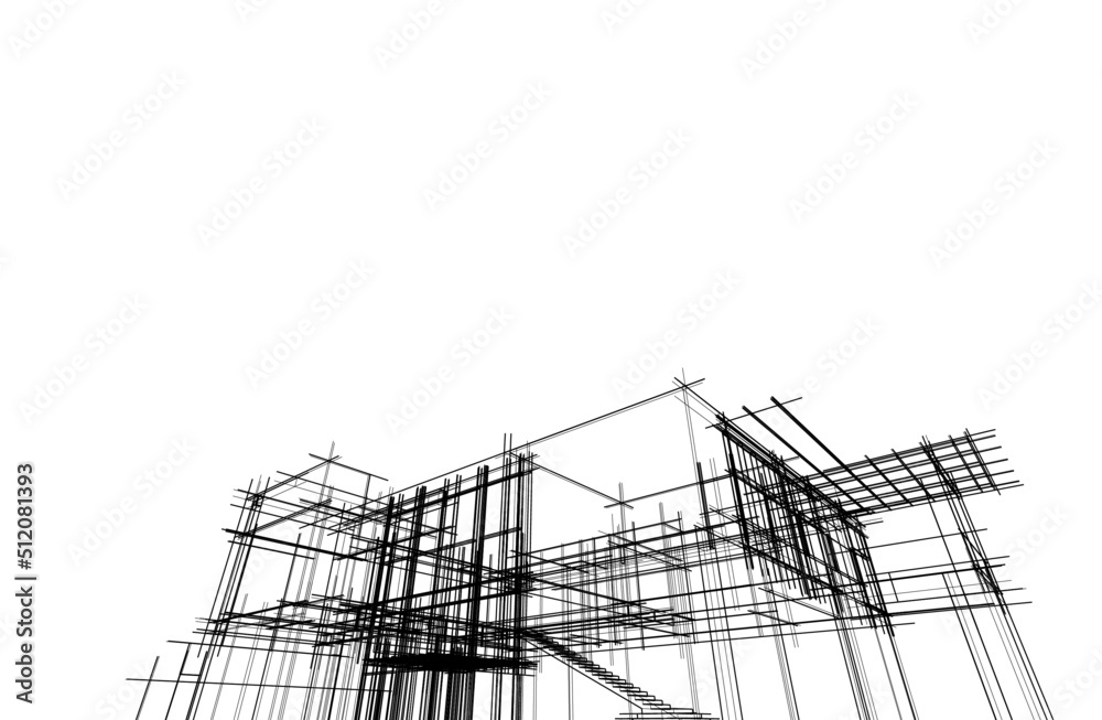 sketch of house sketch of house