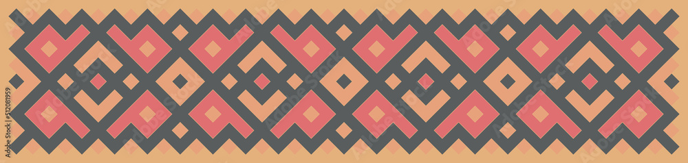 Multicolor truchet tiling connections illustration Multicolor truchet tiling connections illustration