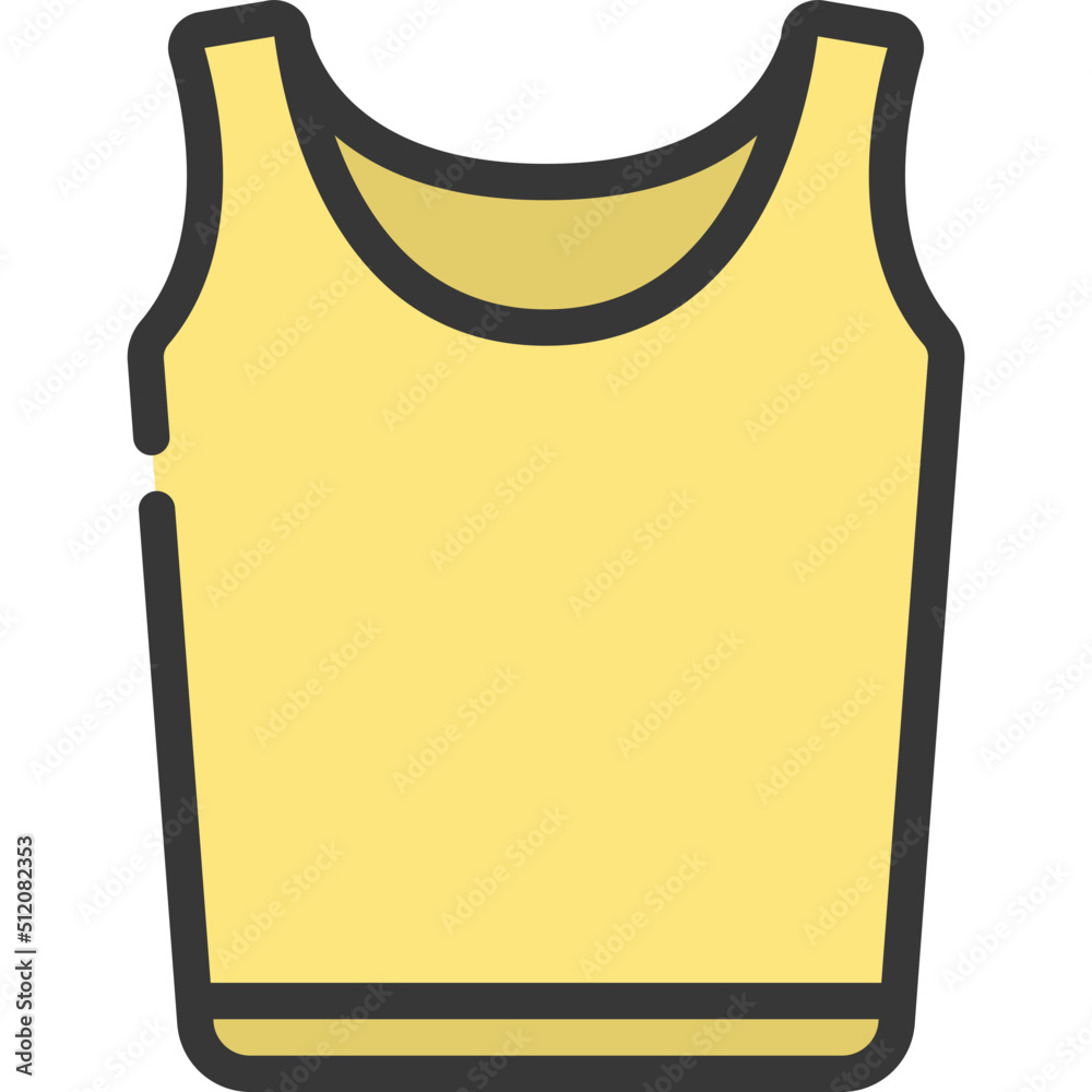 Tank Top Incon Tank Top Icon Stock Vector | Adobe Stock
