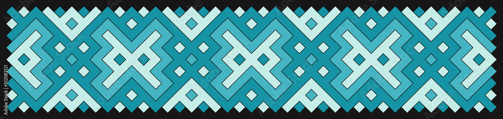 Multicolor truchet tiling connections illustration Multicolor truchet tiling connections illustration
