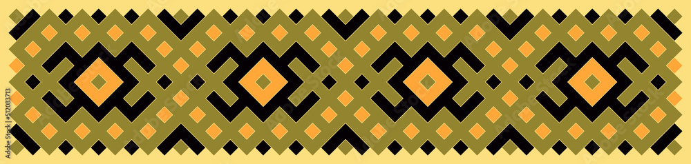 Multicolor truchet tiling connections illustration Multicolor truchet tiling connections illustration