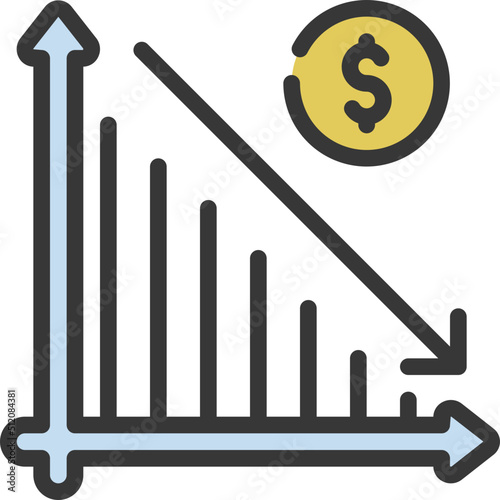 Financial Loss Icon