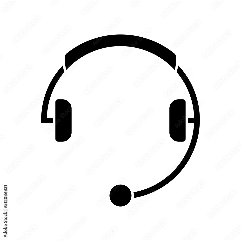 Earphone Icon Vector Design. Earphone Icon Vector Design.