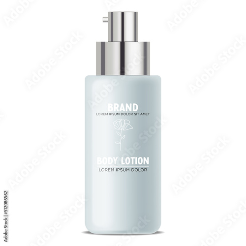 Isolated bottle packaging, realistic cosmetics vector illustration, cosmetics bottle vector, packaging mockup, skin care, hydration cream, toner