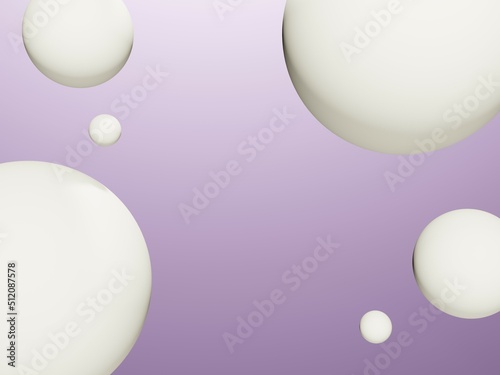 3d rendering abstract background with circle art