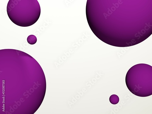 3d rendering abstract background with circle art