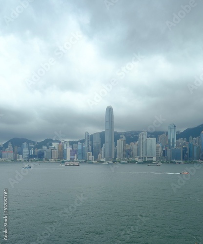 Hong Kong Harbor city skyline