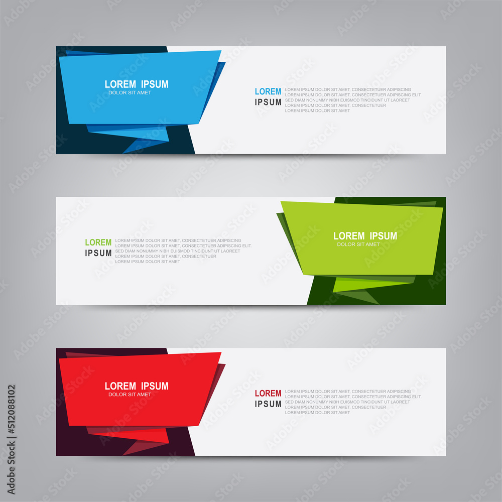 Banner background. Modern Graphic Template Banner pattern for social media and websites