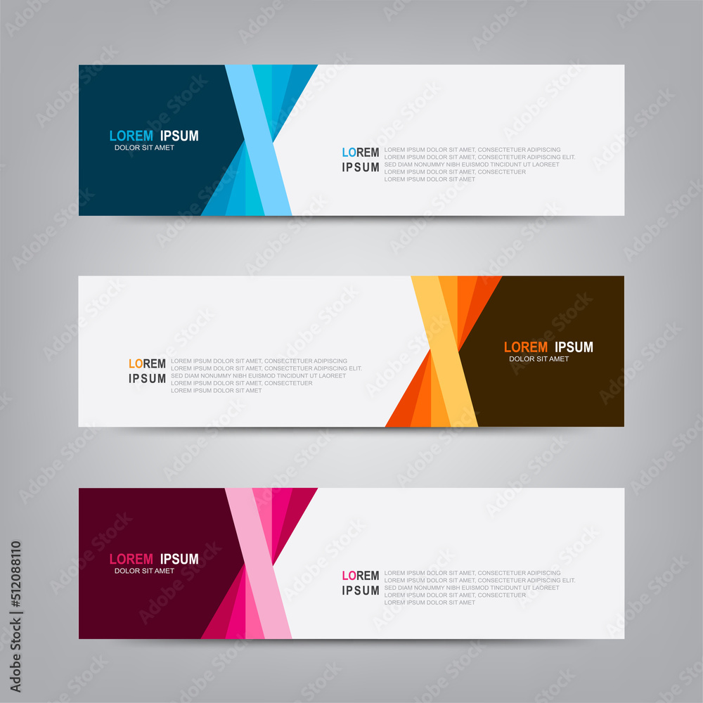 Banner background. Modern Graphic Template Banner pattern for social media and websites