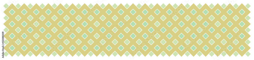 Multicolor truchet tiling connections illustration