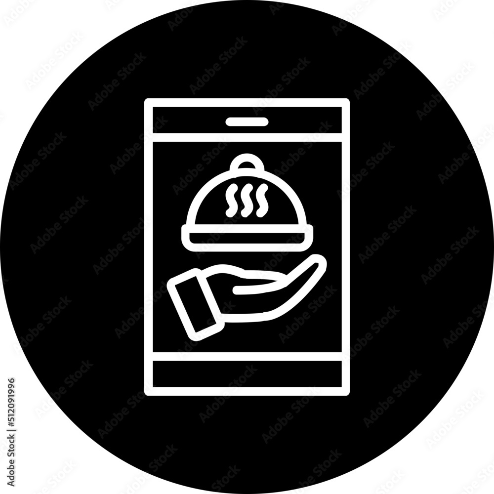 Fototapeta premium Order Food Icon