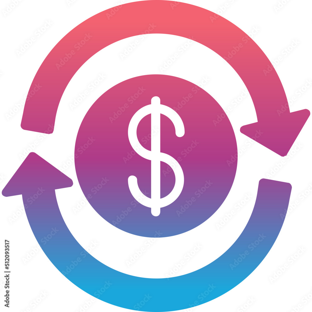 Obraz premium Money Exchange Icon