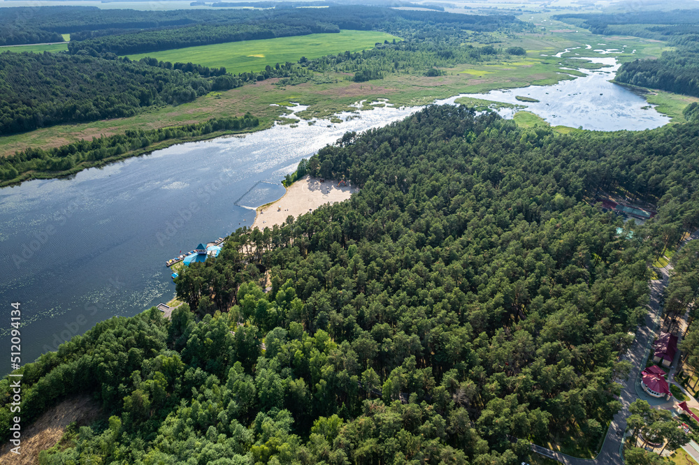 Lake Papernya from a height Lake Papernya from a height