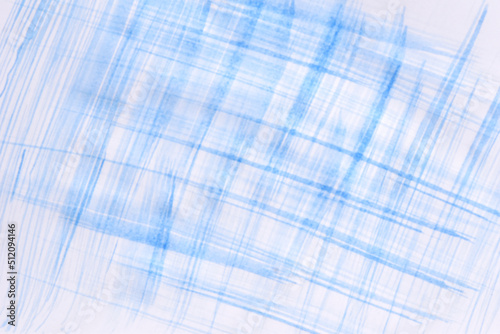 Abstract background of line drawing blue on white