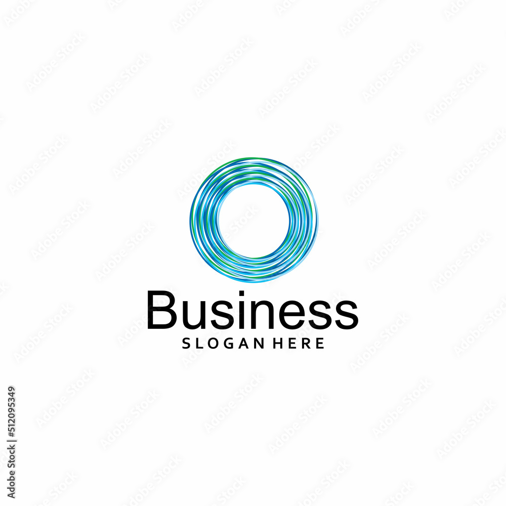 Abstract circle logo vector illustration Abstract circle logo vector illustration
