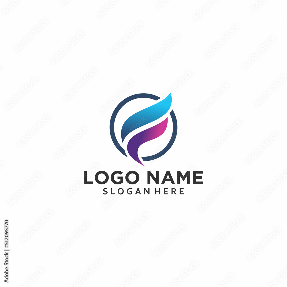 Letter f logo icon design template elements Letter f logo icon design template elements