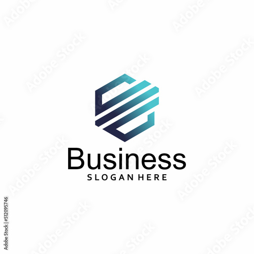 Business consulting logo template vector