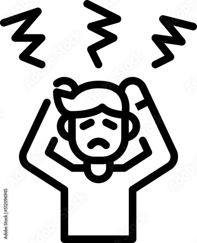 lose outline icon