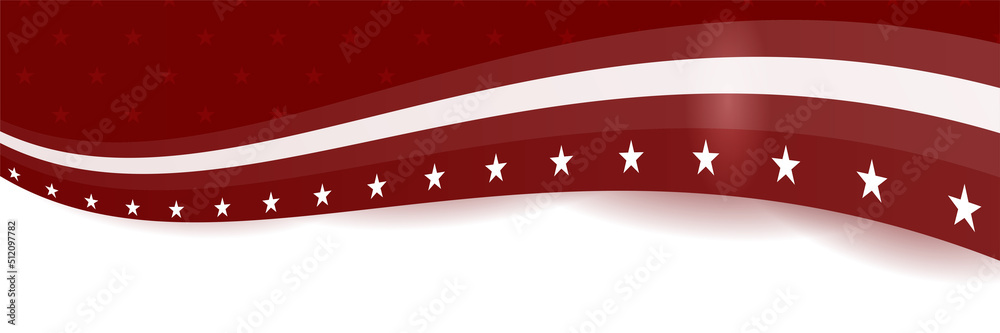 Happy 4th of July Independence day with USA red banner background. Universal America banner. Memorial day in the united states - remember and honor banner background vector illustration Happy 4th of July Independence day with USA red banner background. Universal America banner. Memorial day in the united states - remember and honor banner background vector illustration