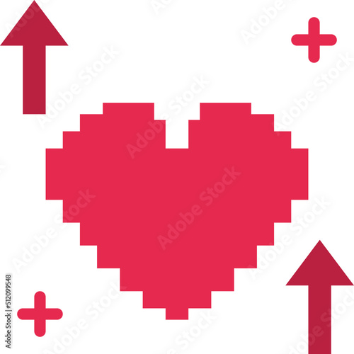 life up flat icon