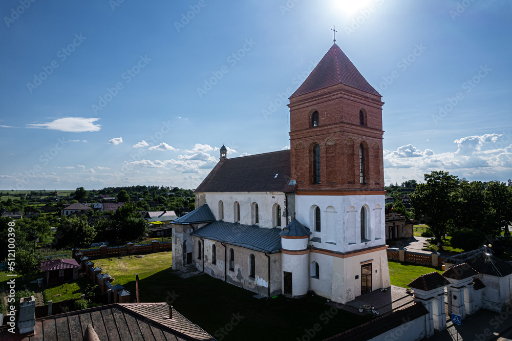 The Church of St. St. Nicholas of the early 17th century in the city of Mir The Church of St. St. Nicholas of the early 17th century in the city of Mir