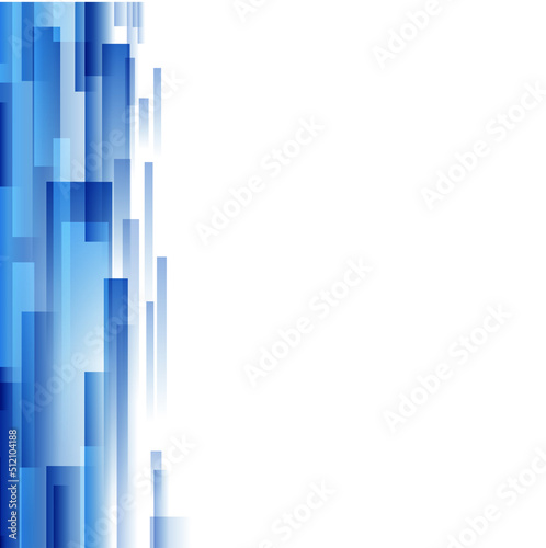 Abstract background rectangles in Blue