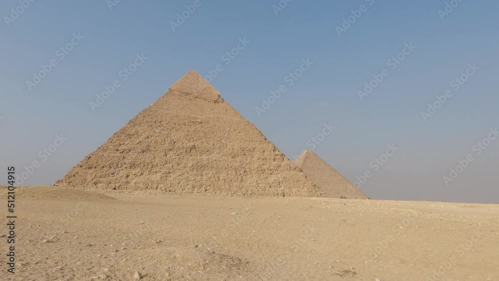 View Of Khafre Pyramid Located In The Giza Plateau In Egypt View Of Khafre Pyramid Located In The Giza Plateau In Egypt