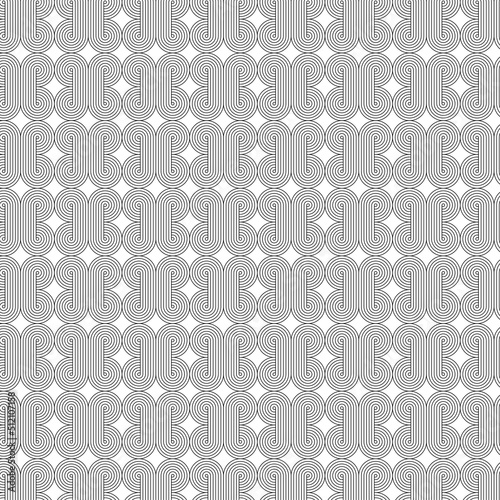 Seamless pattern art design circular vector, background