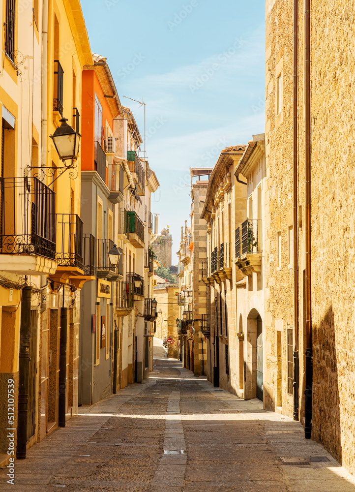 street in the town, city landscape, building in Spain