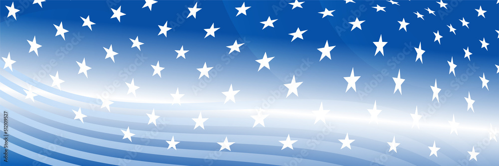 Happy 4th of July Independence day with USA blue banner background. Universal America banner. Memorial day in the united states - remember and honor banner background vector illustration Happy 4th of July Independence day with USA blue banner background. Universal America banner. Memorial day in the united states - remember and honor banner background vector illustration