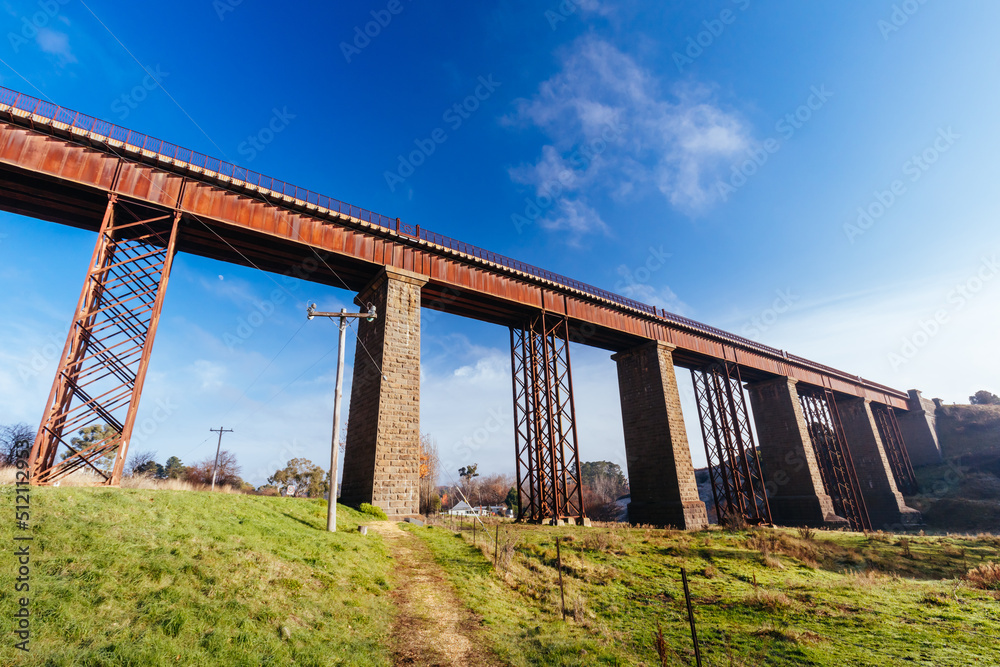 Taradale Railway Viaduct in Victoria Australia Taradale Railway Viaduct in Victoria Australia