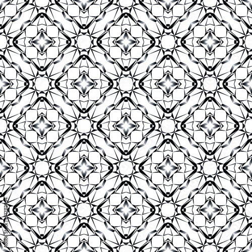 Geometric seamless pattern, ornament, fashion print, vector decorative texture.