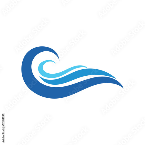 Free Download water wave,wave beach vector illustration design logo template - GFXLoad