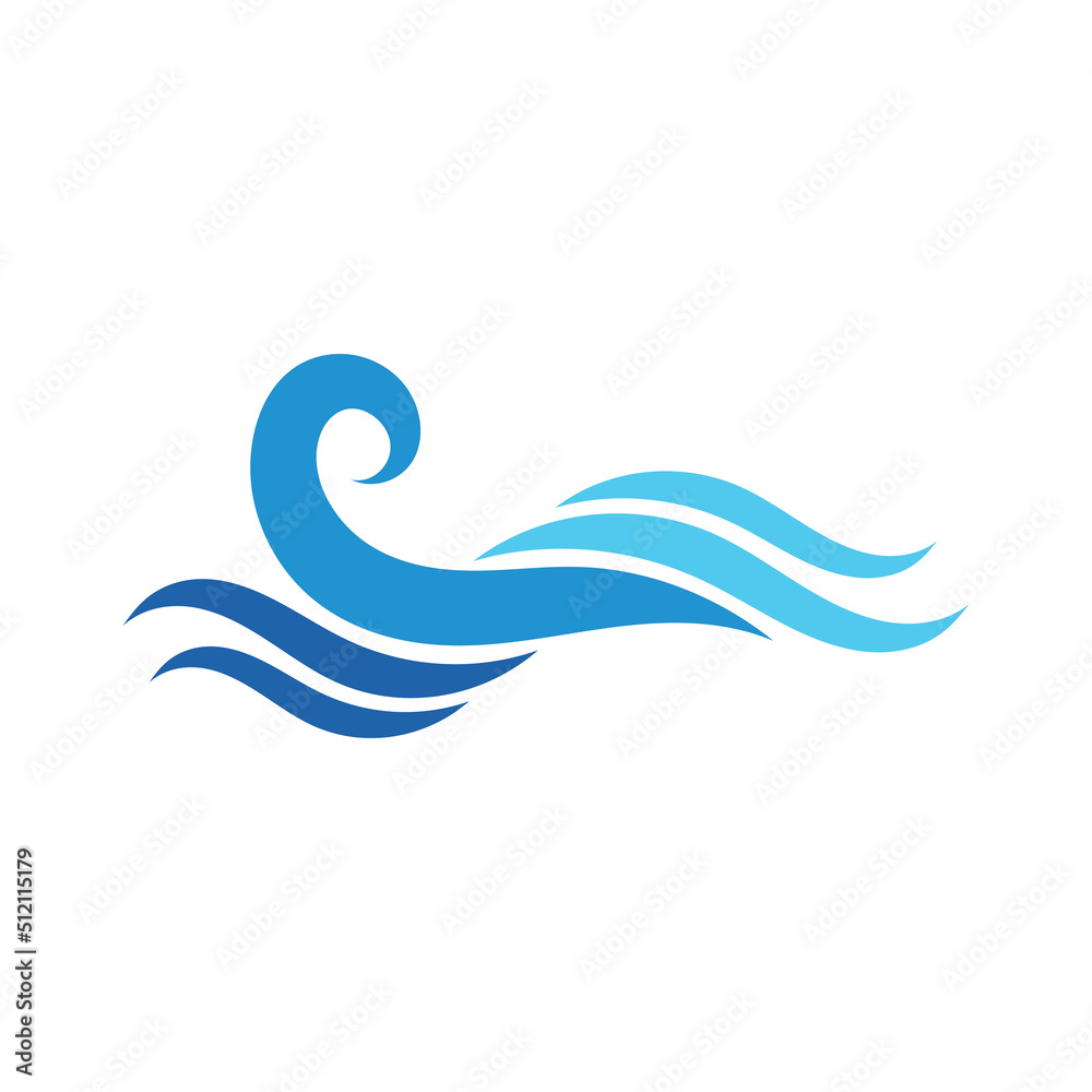 water wave,wave beach vector illustration design logo template water wave,wave beach vector illustration design logo template