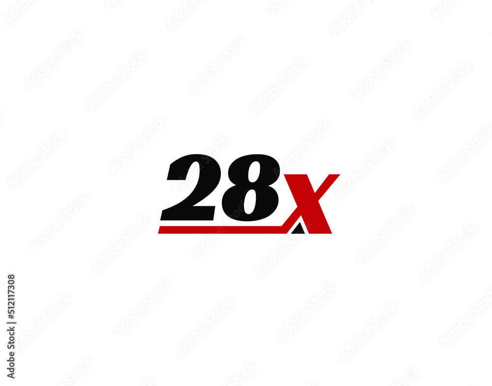 28X, X28 Initial letter logo