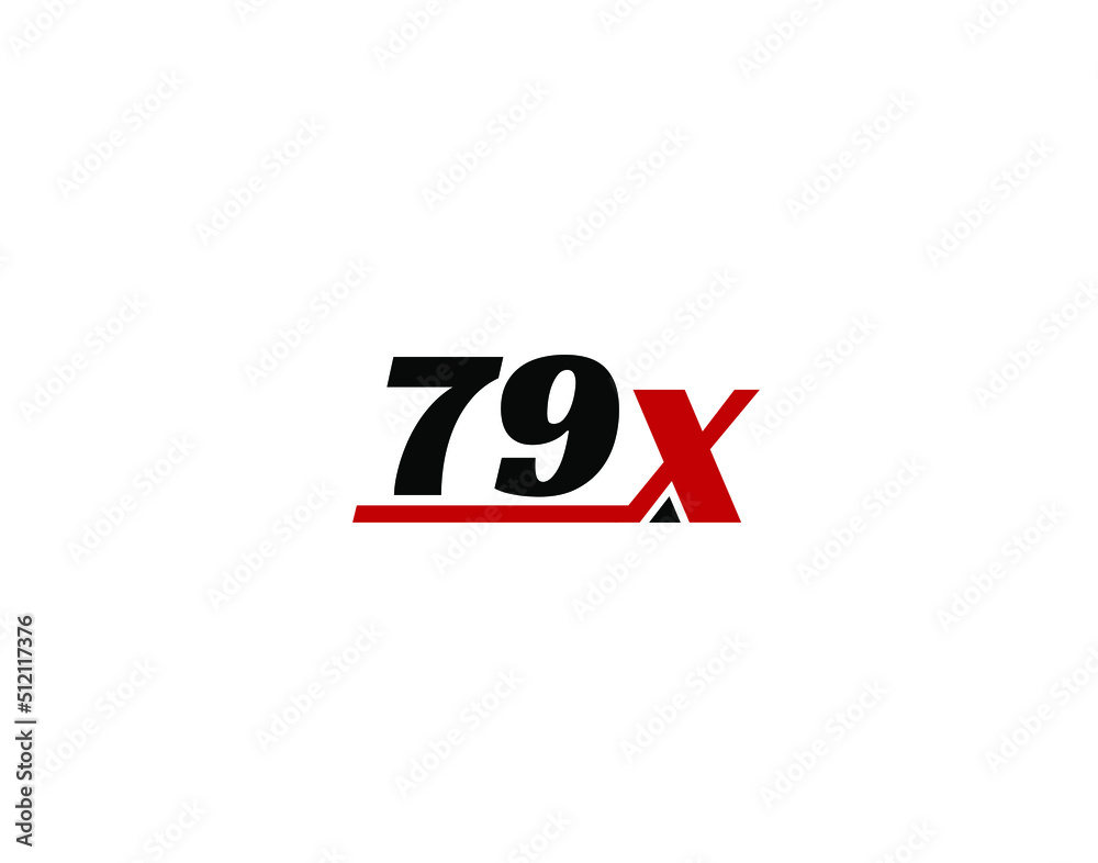 79X, X79 Initial letter logo