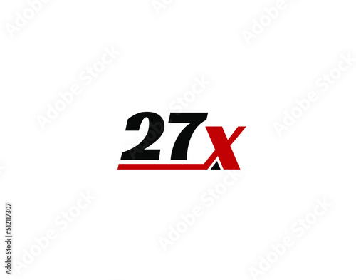 27X, X27 Initial letter logo photo