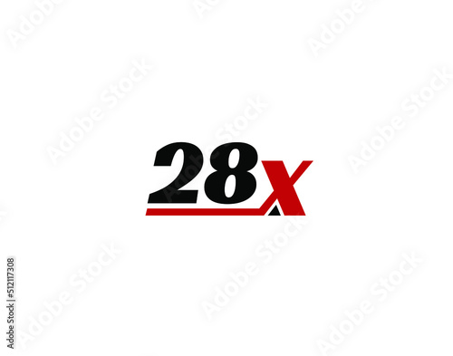 28X, X28 Initial letter logo photo