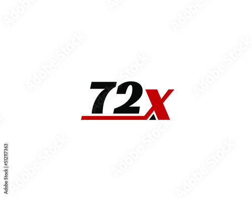 72X, X72 Initial letter logo © Rubel