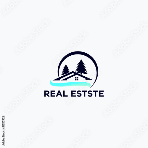 Real Estate. Property and Construction Logo design for business corporate sign