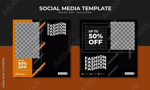 Fashion sale social media post template