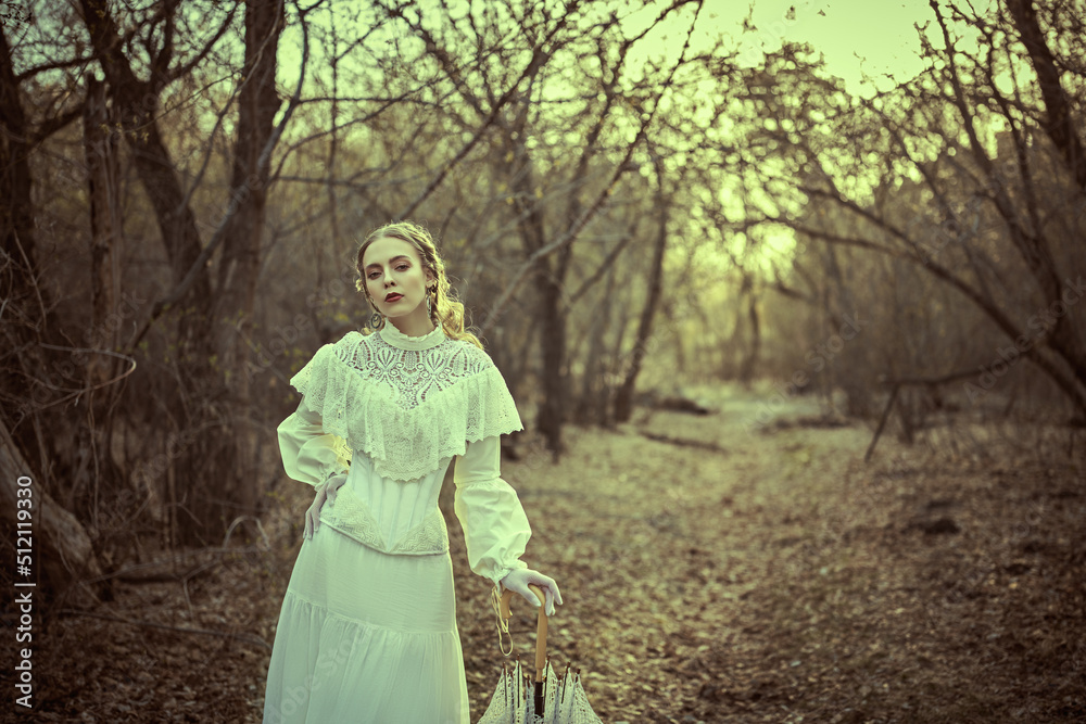 noblewoman walking in park noblewoman walking in park