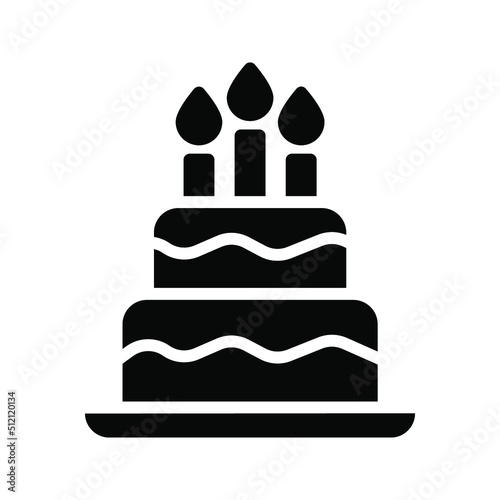Stacked wedding cake dessert with heart topper color editable