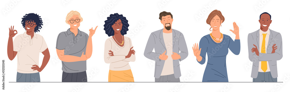 Emotions and gesture set Emotions and gesture set