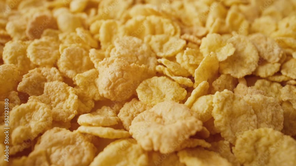 corn flakes in macro mode corn flakes in macro mode