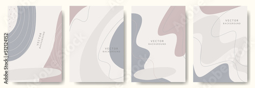 Modern abstract vector backgrounds.minimal trendy style. various shapes set up design templates. good for background card greeting wallpaper brochure flier invitation and other. vector illustration