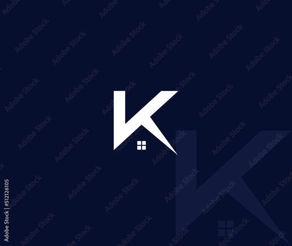 K home modern Letter Illustration design, Logo Design K home modern Letter Illustration design, Logo Design