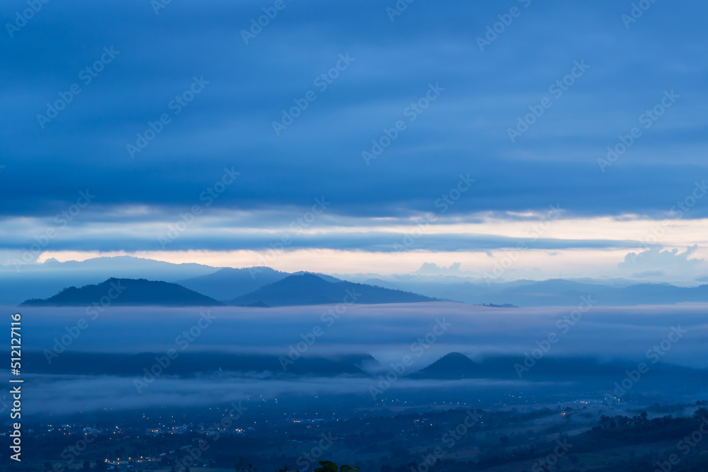 Breathtaking Views in the morning at Yun Lai viewpoint,Pai,Mae Hong Son,Northern Thailand.