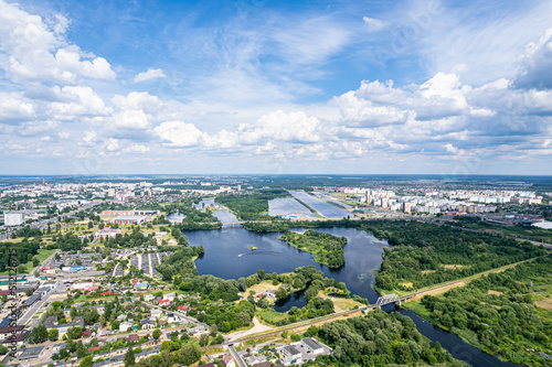 The city of Brest from a height